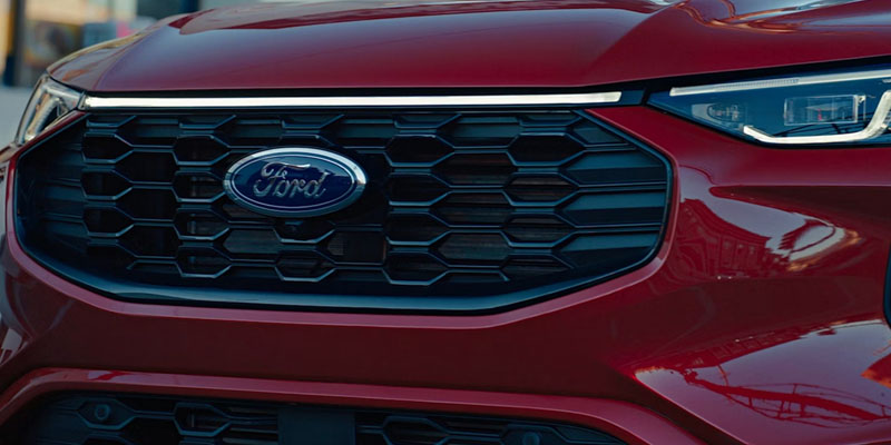 Ford SUV front grille close-up view