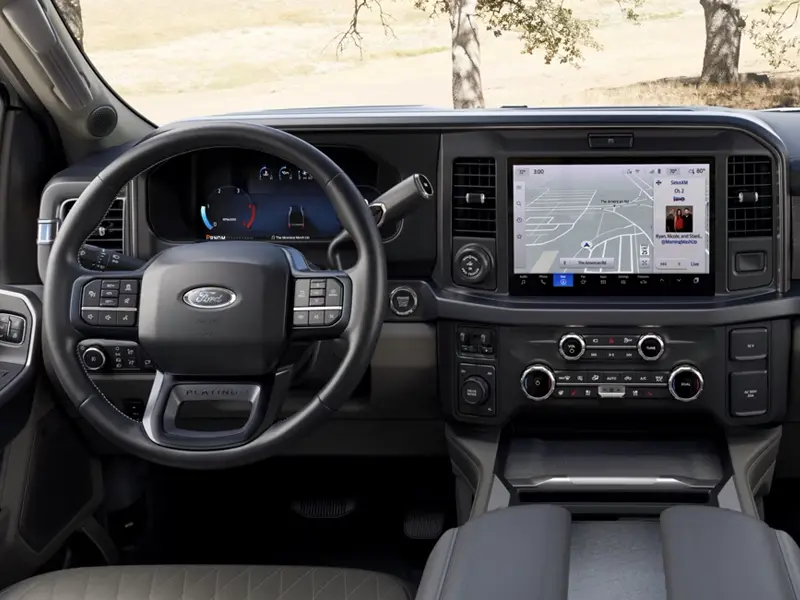 Ford SUV interior dashboard and display