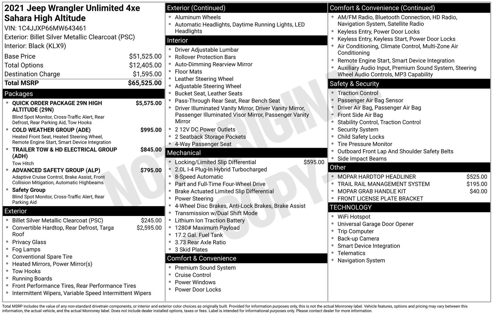 2021 Jeep Wrangler Unlimited Sahara High Altitude 4xe