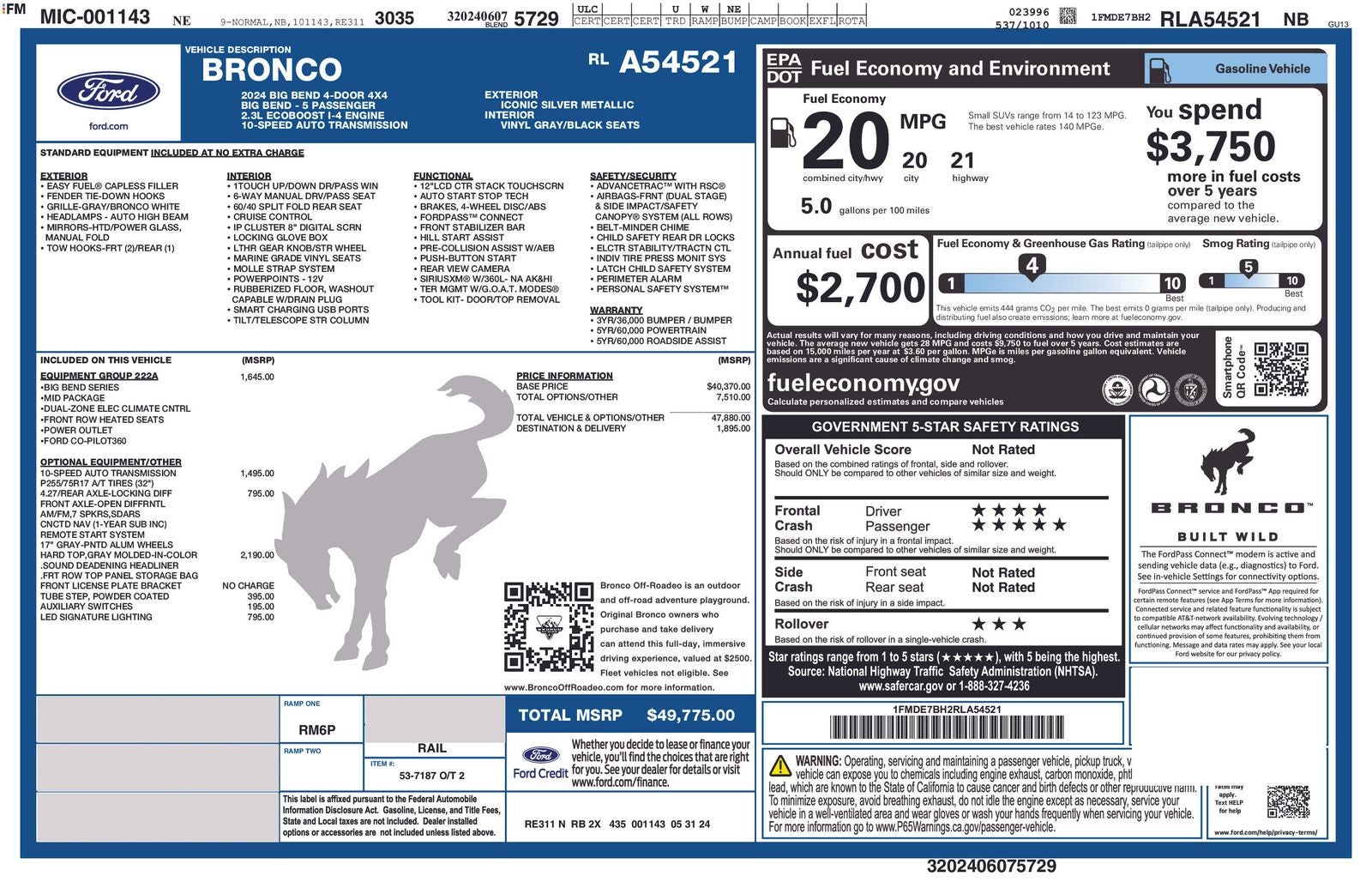 2024 Ford Bronco Big Bend