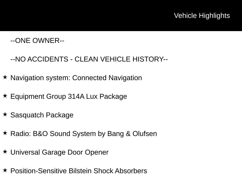 2023 Ford Bronco Outer Banks Sasquatch Package