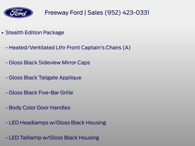 2021 Ford Expedition Limited Stealth Edition