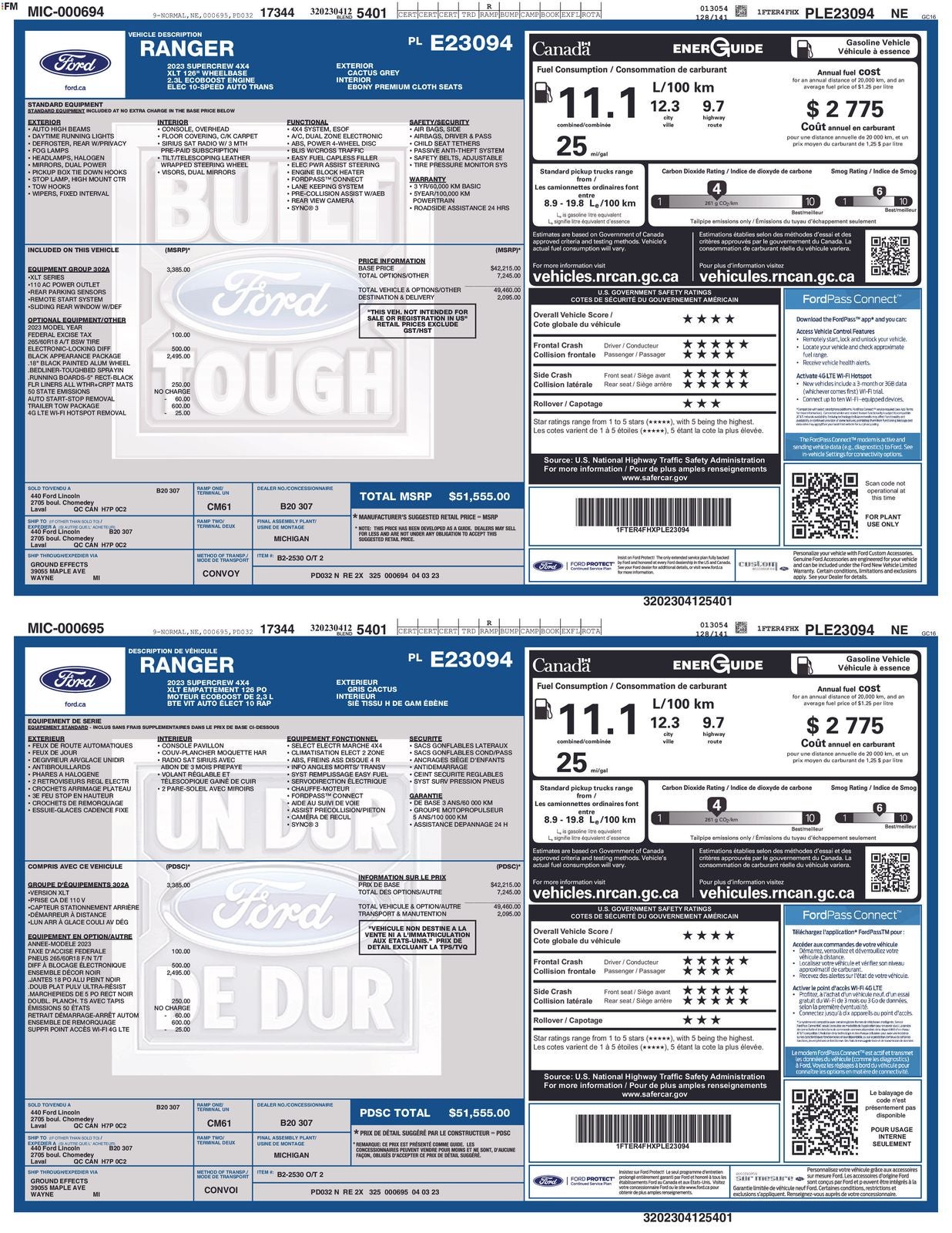 2023 Ford Ranger XLT