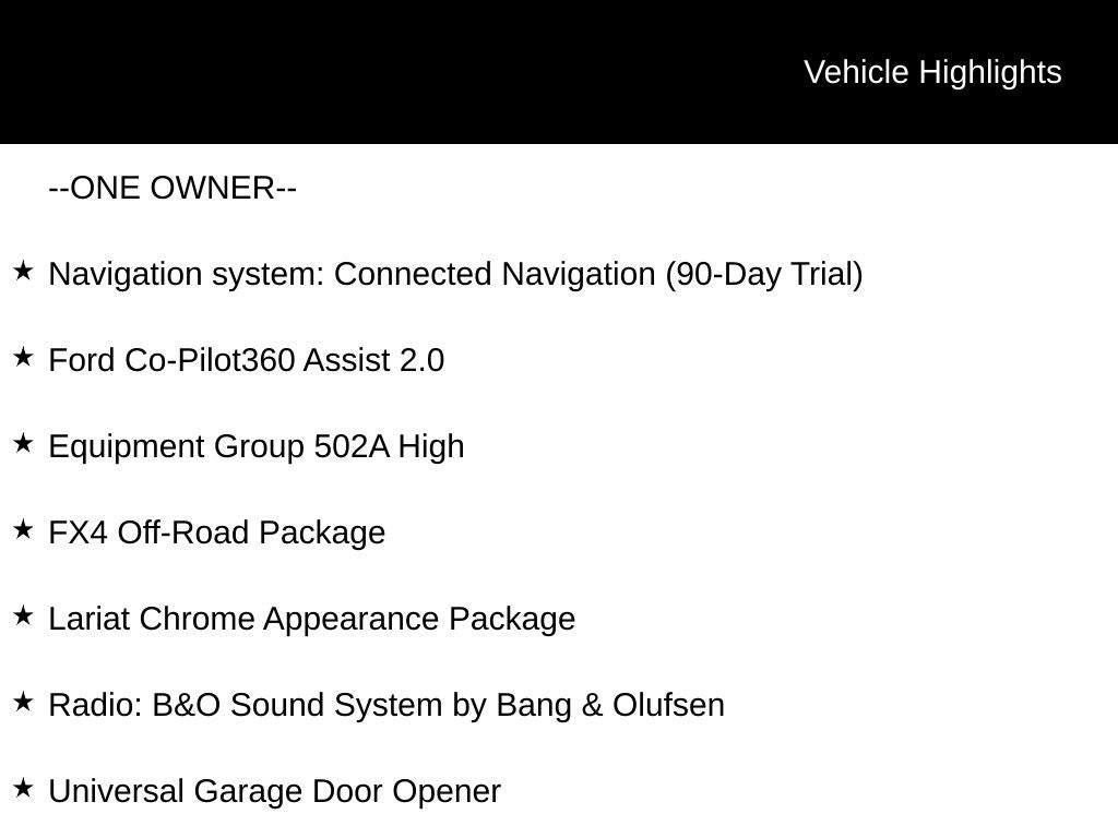 2021 Ford F-150 Lariat