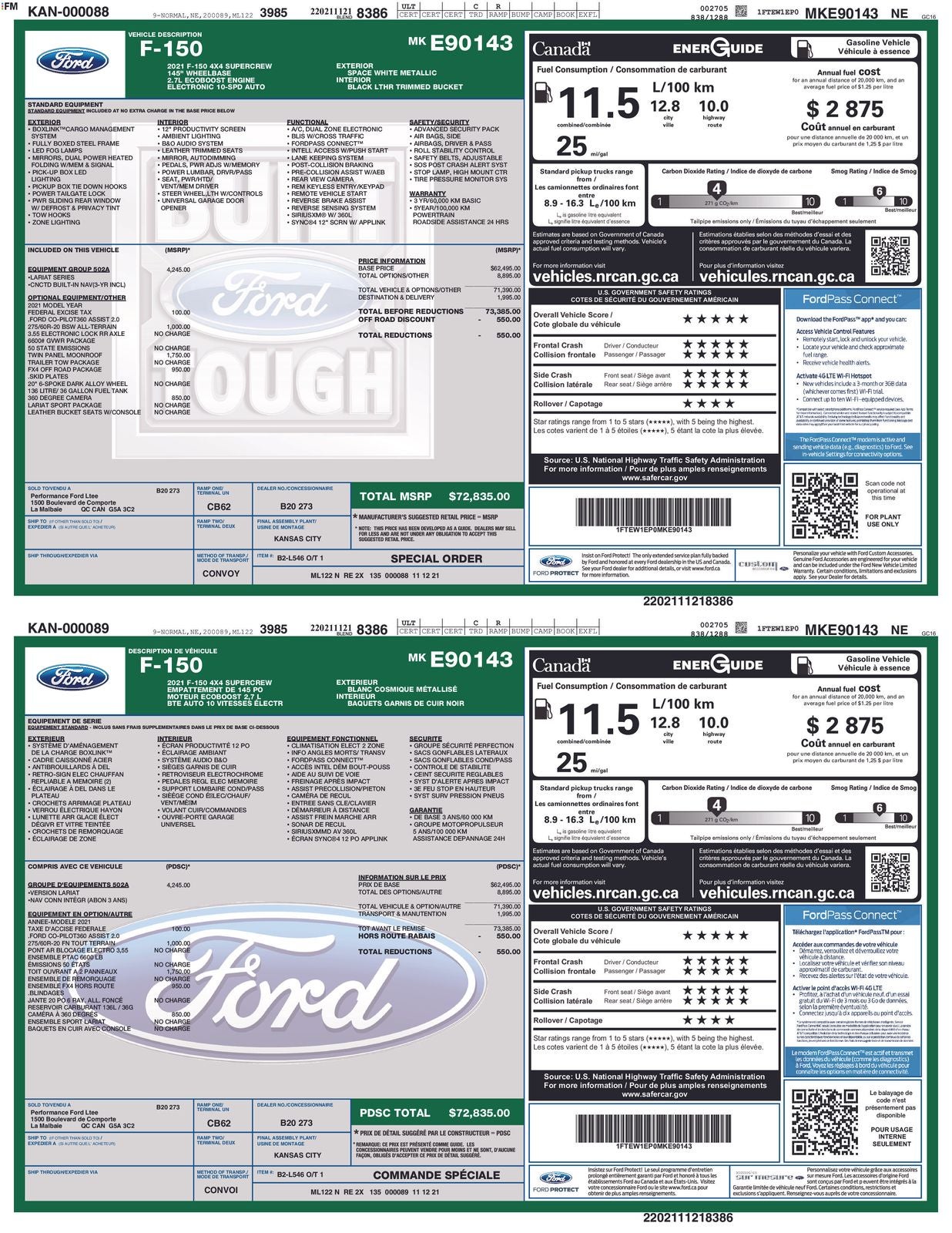 2021 Ford F-150 Lariat