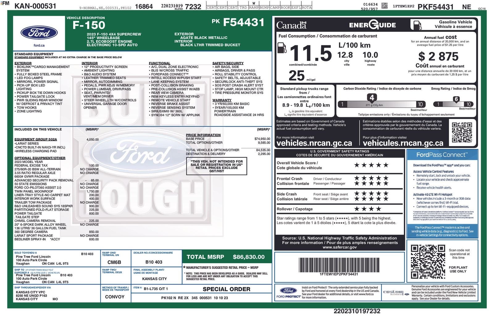 2023 Ford F-150 Lariat