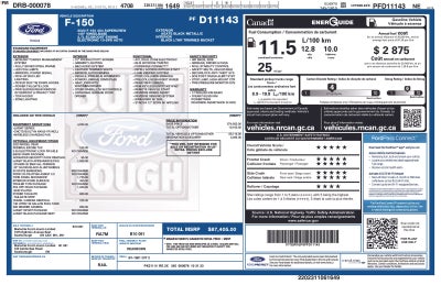 2023 Ford F-150 Lariat FX4 w/ Panoramic Moonroof