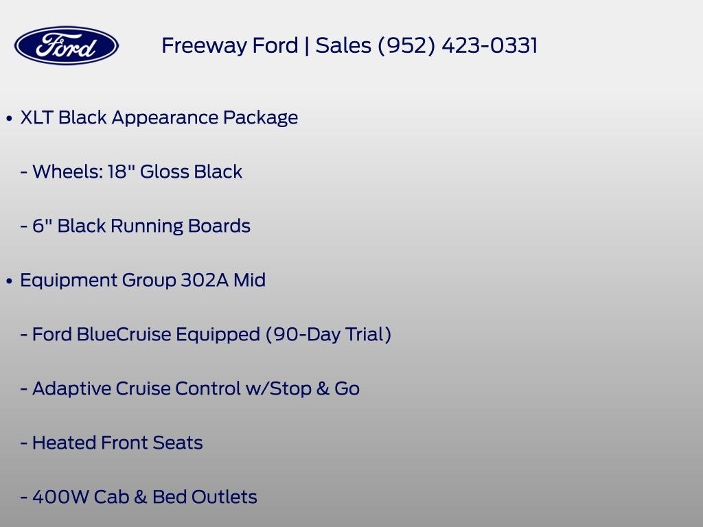 2024 Ford F-150 XLT Black Appearance