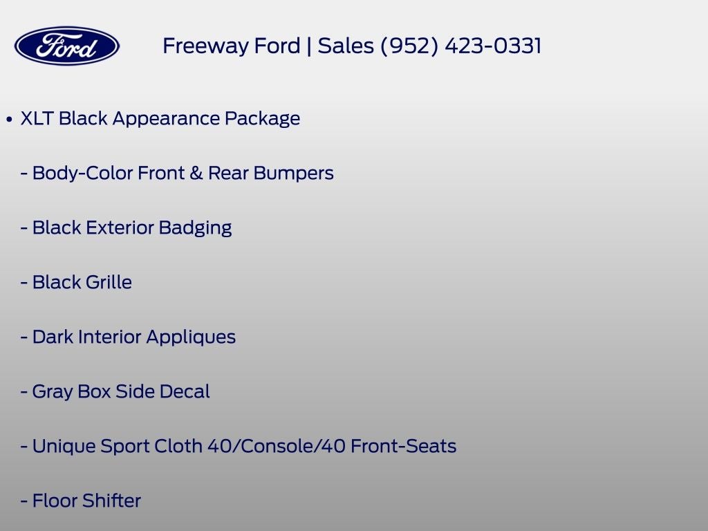 2024 Ford F-150 XLT Black Appearance