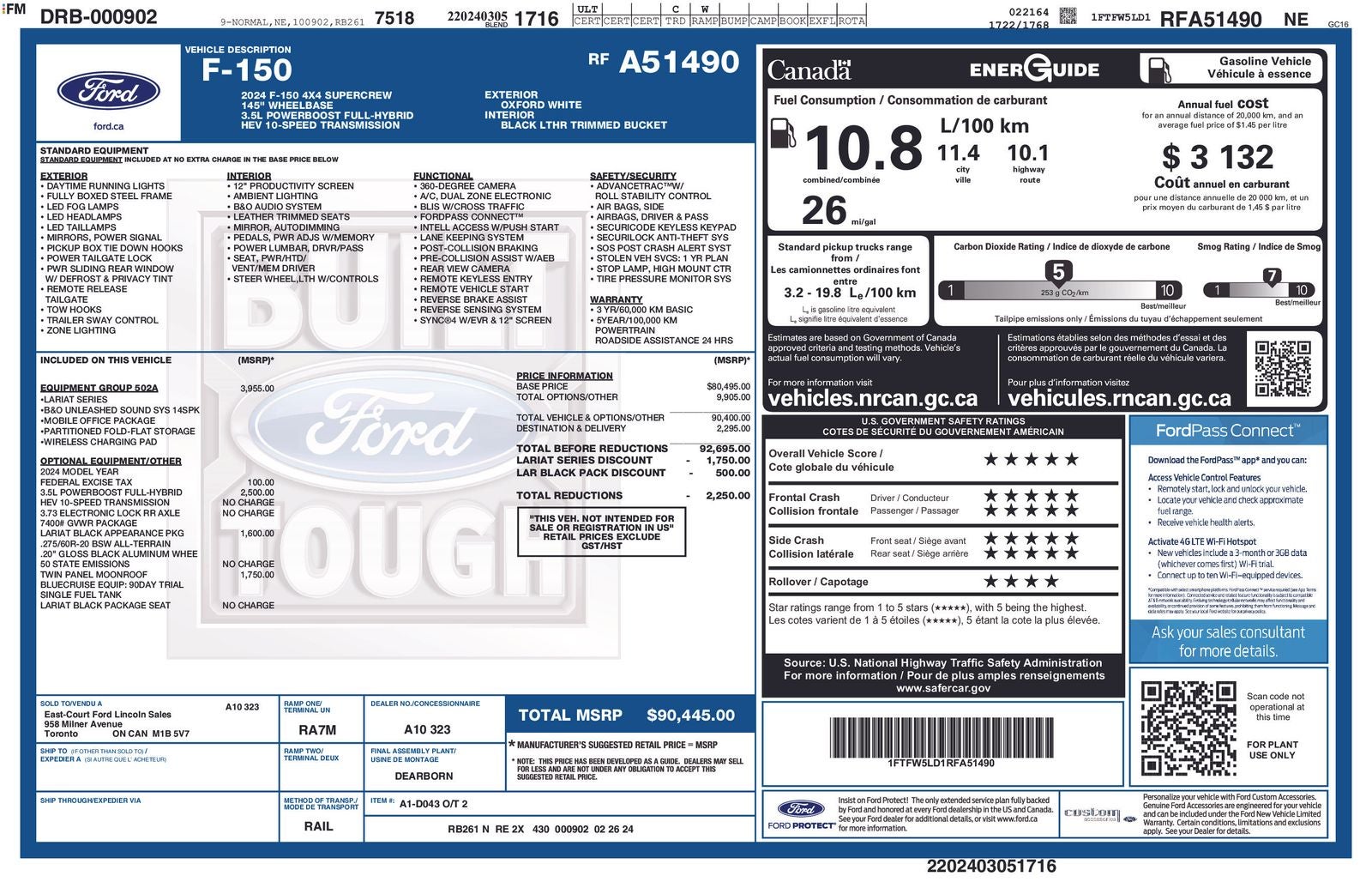 2024 Ford F-150 Lariat