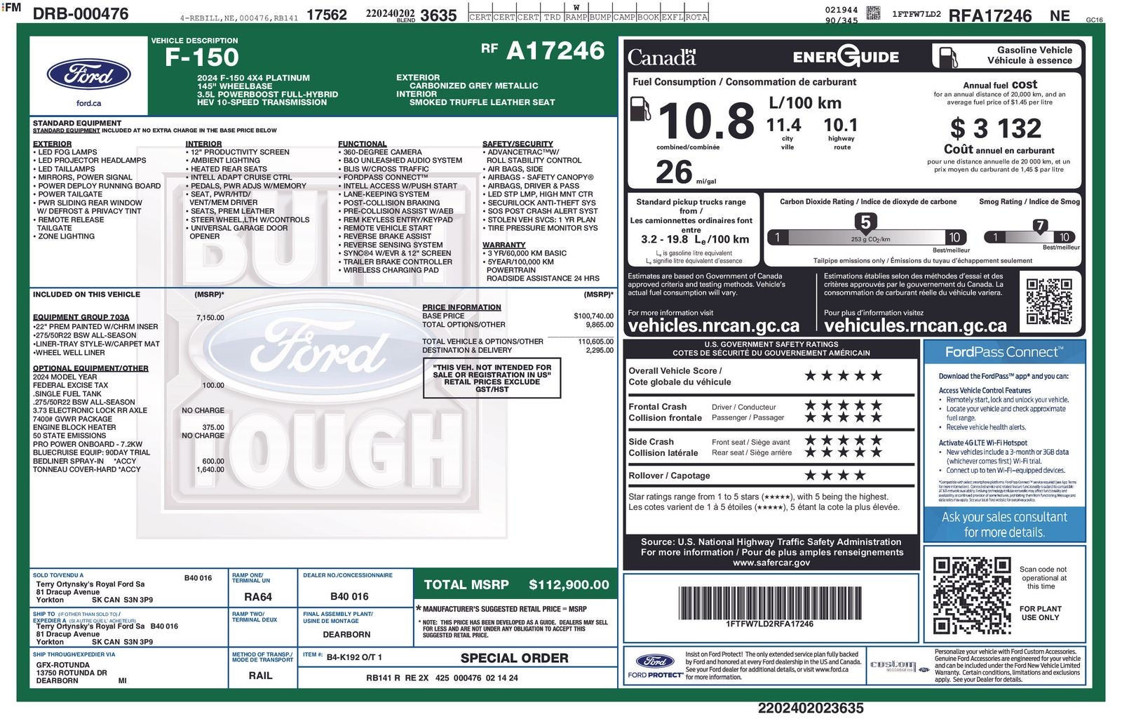 2024 Ford F-150 Platinum