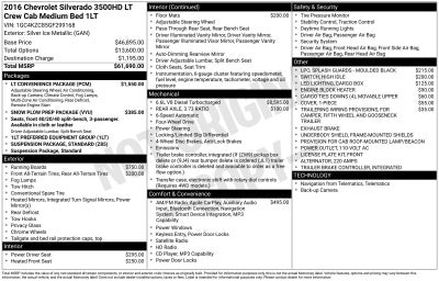 2016 Chevrolet Silverado 3500HD LT
