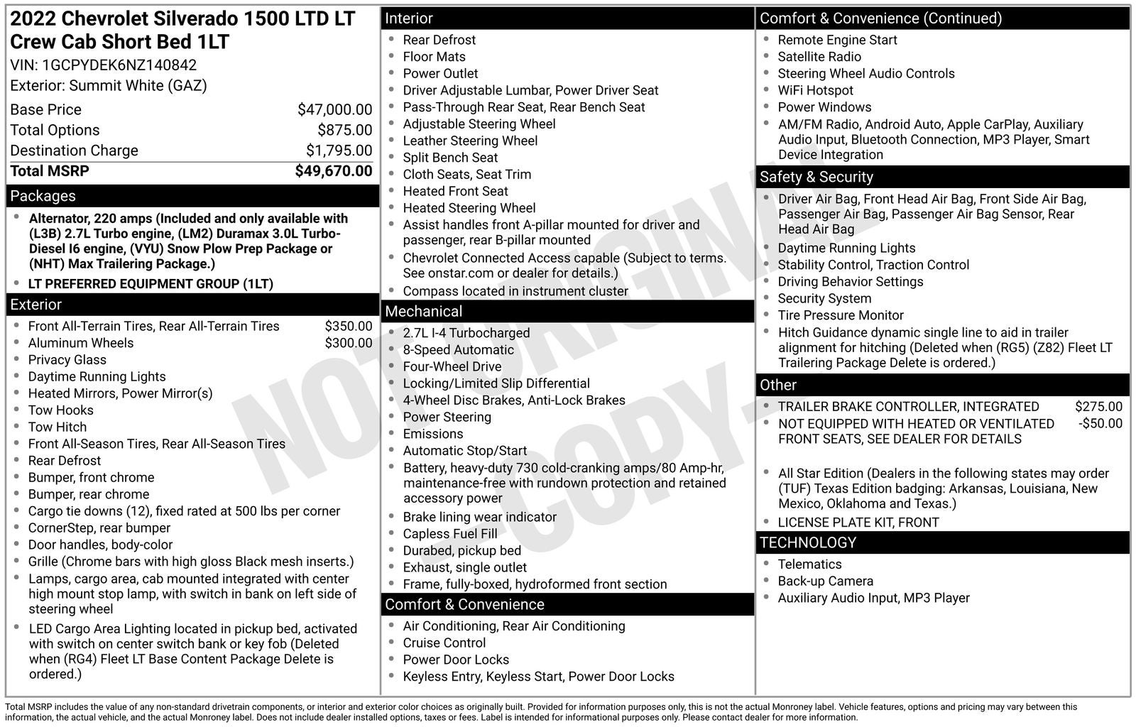 2022 Chevrolet Silverado 1500 LTD LT