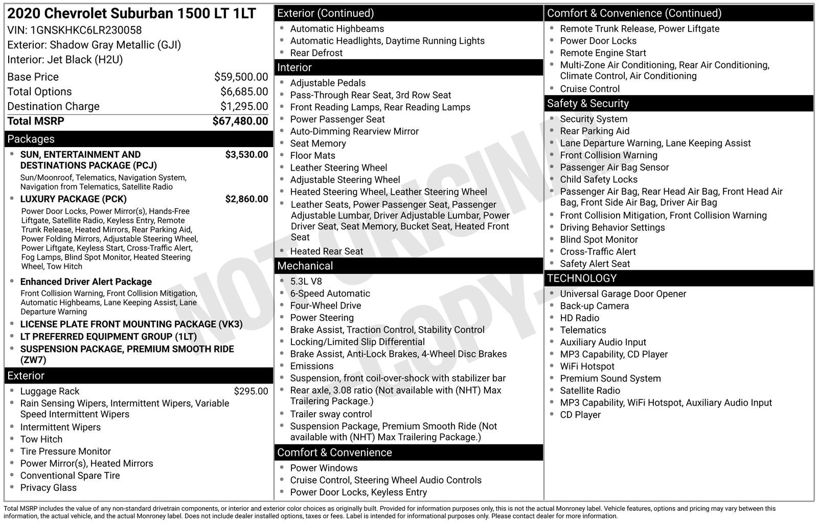 2020 Chevrolet Suburban LT
