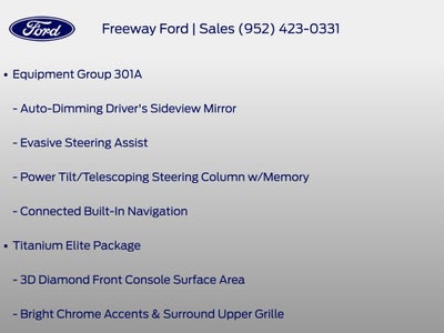 2023 Ford Edge Titanium Elite Package