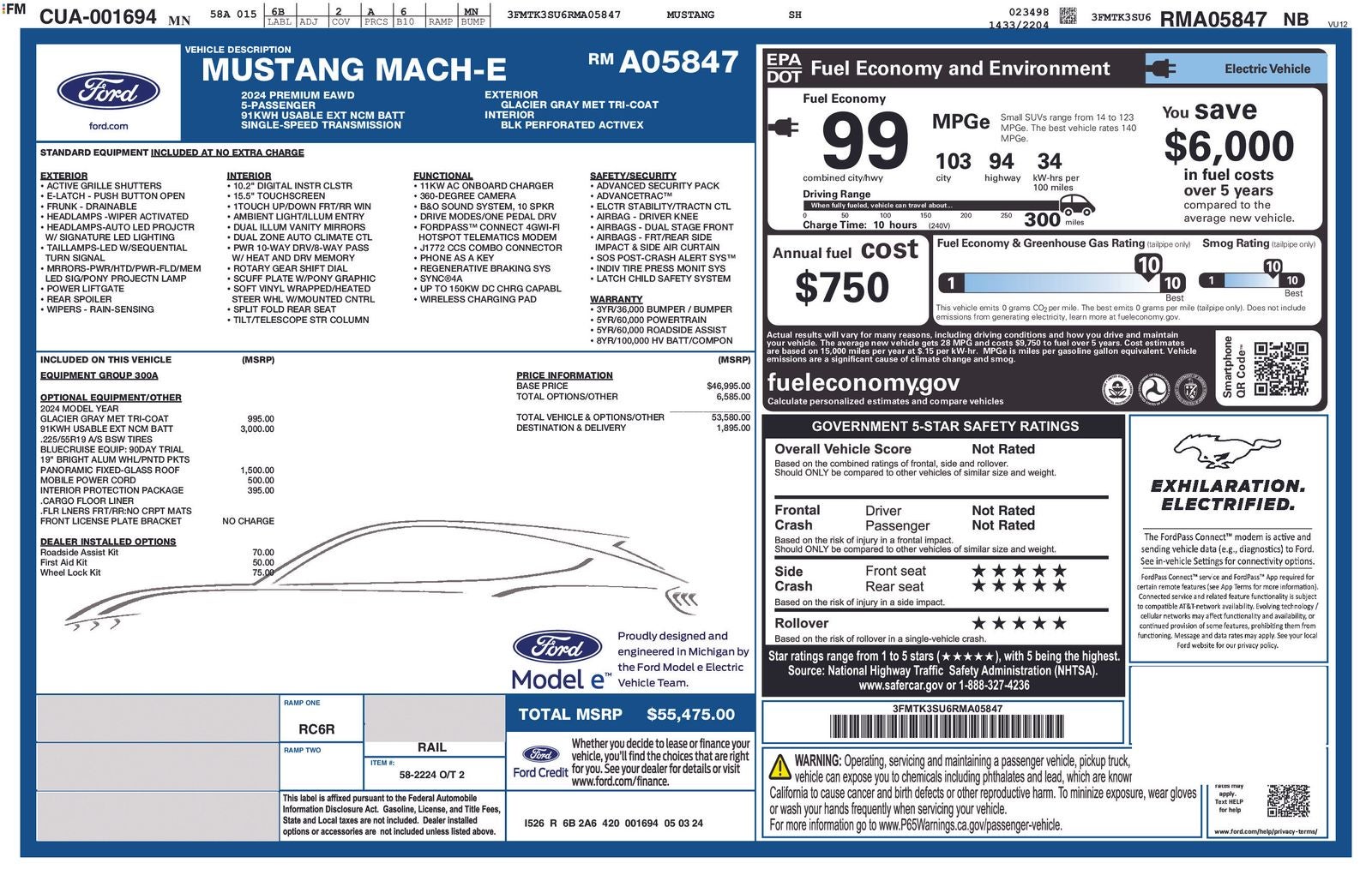 2024 Ford Mustang Mach-E Premium