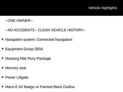 2023 Ford Mustang Mach-E Premium Nite Pony