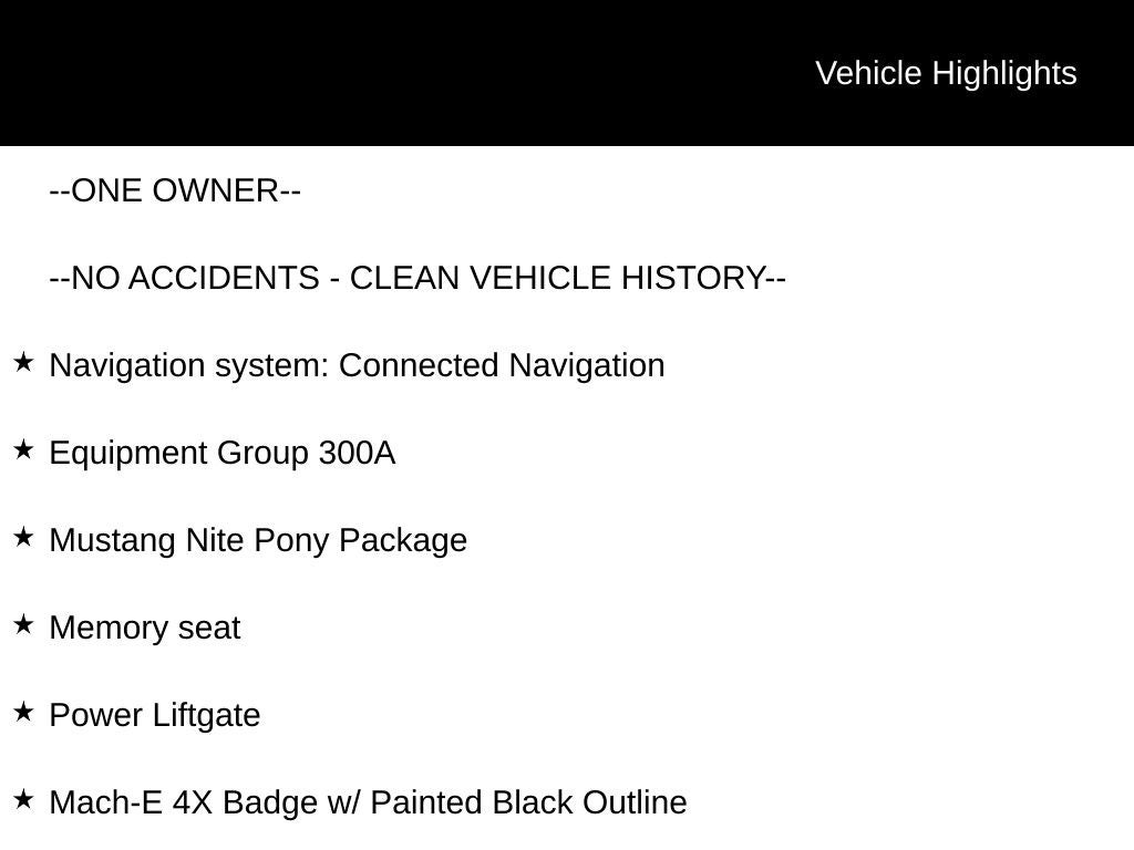 2023 Ford Mustang Mach-E Premium Nite Pony