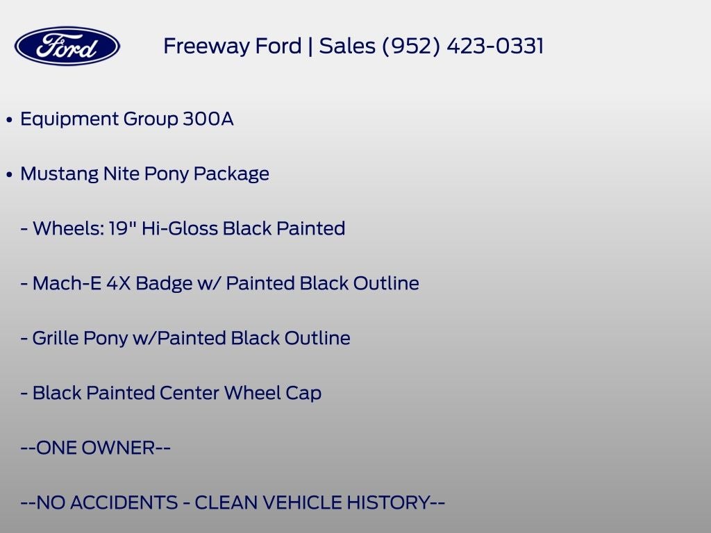 2023 Ford Mustang Mach-E Premium Nite Pony