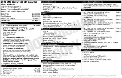 2022 GMC Sierra 1500 SLT
