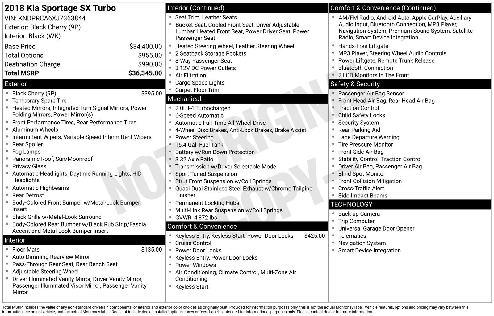 2018 Kia Sportage SX