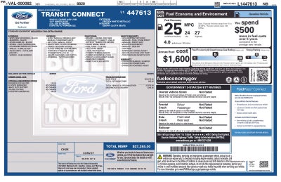 2020 Ford Transit Connect XL Camper