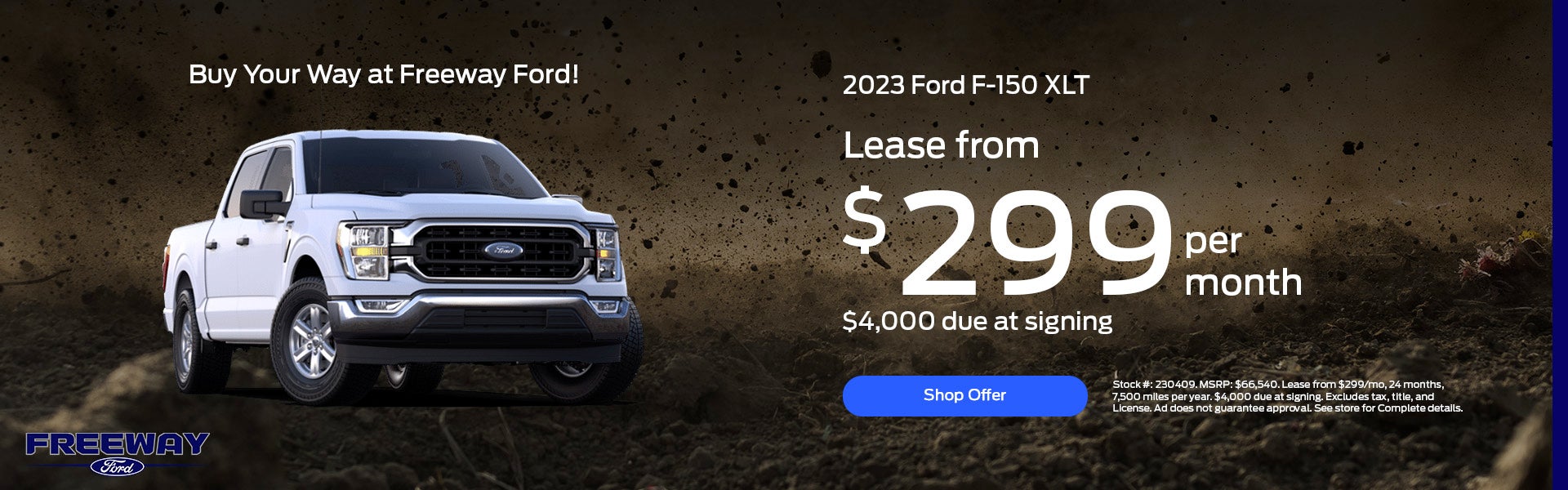 2023 F-150 XLT Lease