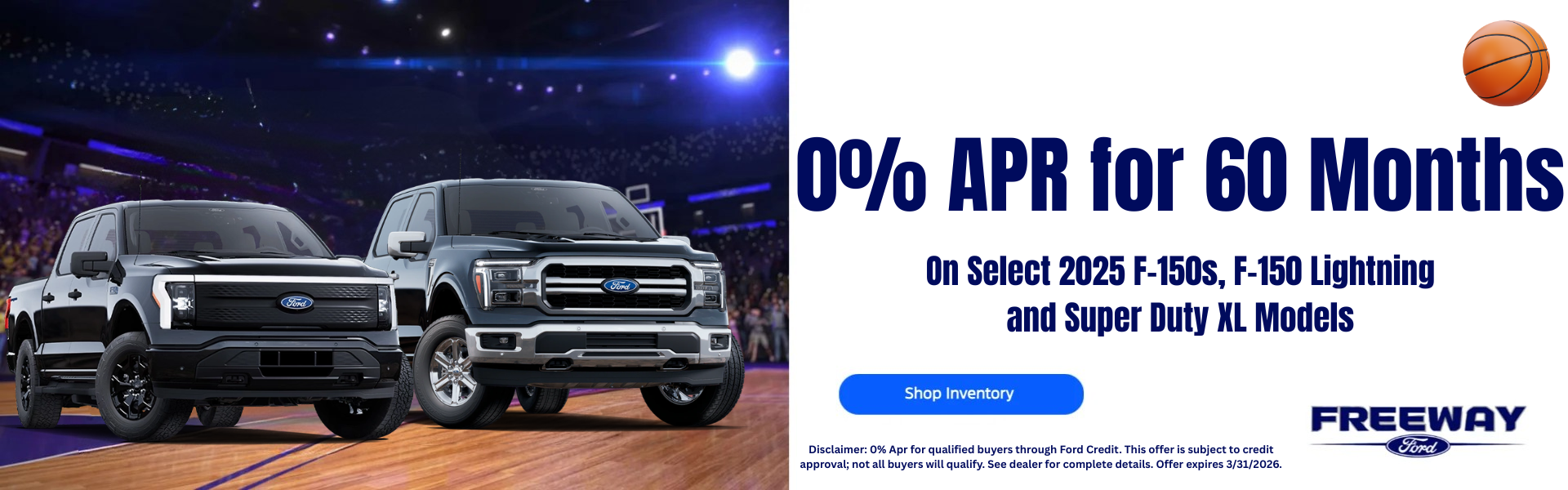 Freeway Ford | 0% for 60 months